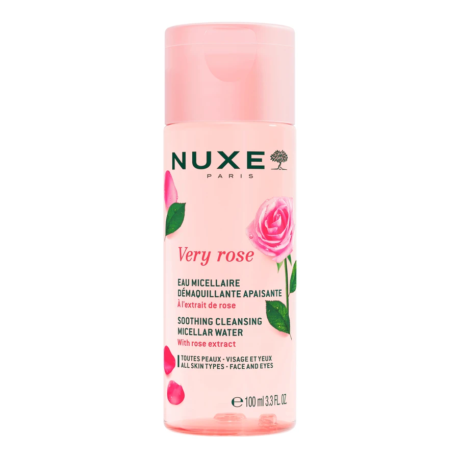 Nuxe My Pink Crush set, masker, 75 ml + micellair water, 100 ml + crème, 15 ml + Or Florale droge olie, 10 ml + make-uptasje