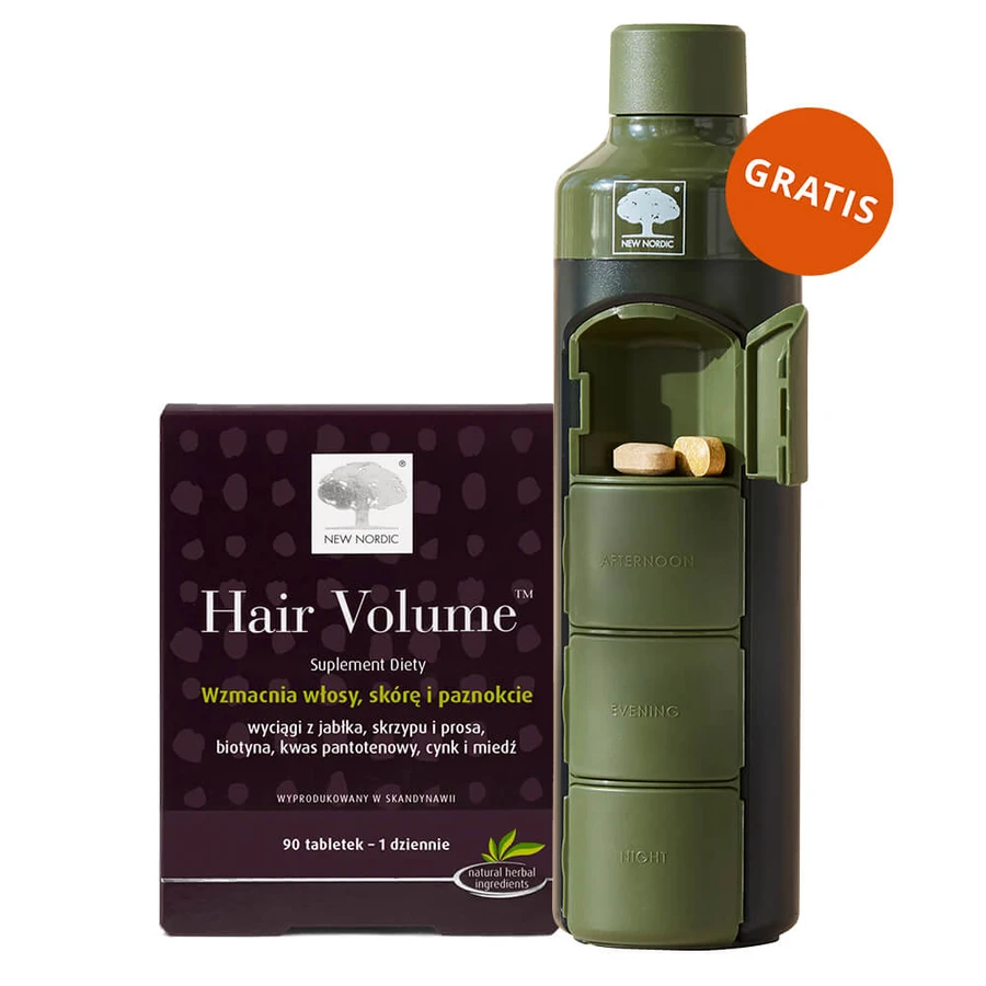 New Nordic Hair Volume, 90 tablets + medicine drawer bottle free of charge
