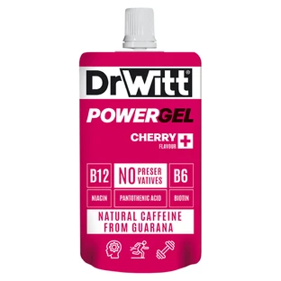 DrWitt Powergel, energy gel, cherry, 100 g