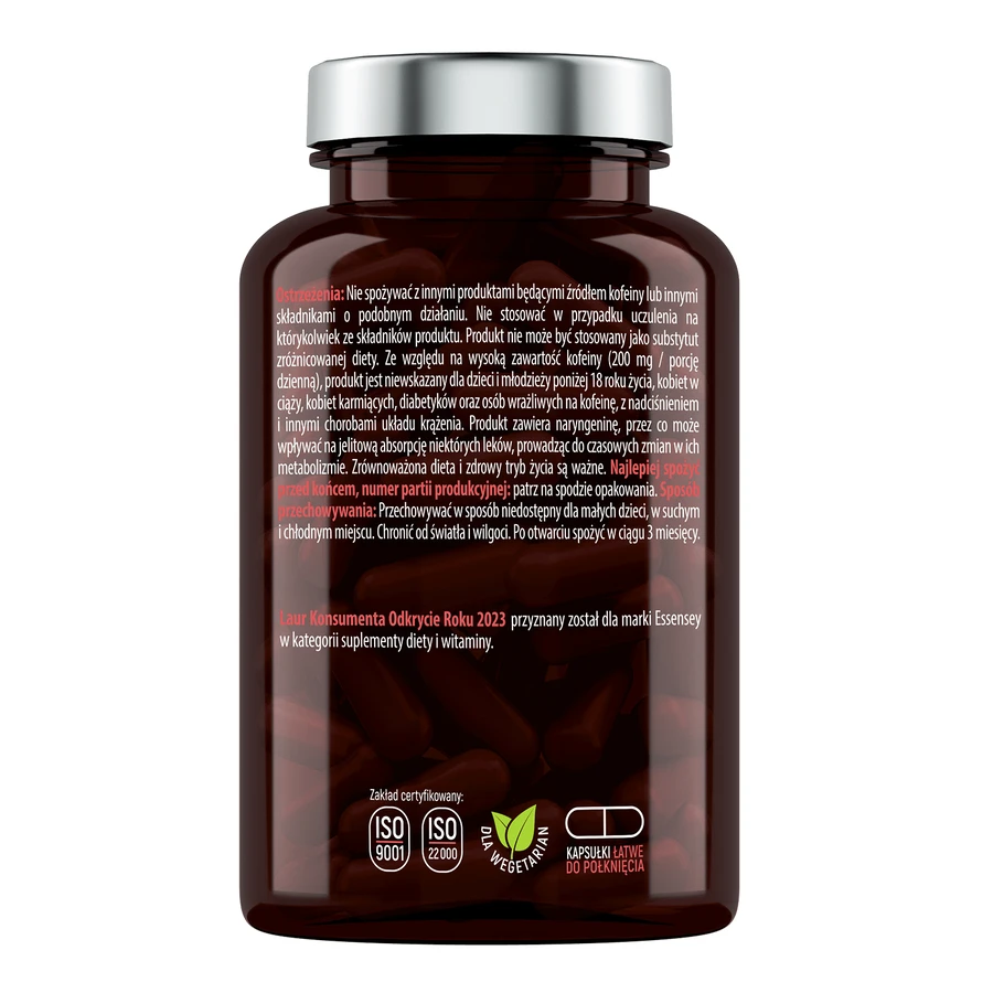 Essensey Cafeïne, 120 capsules