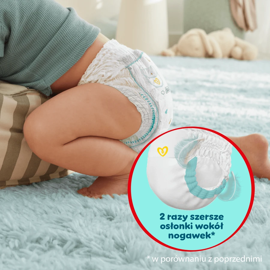 Pampers Premium Care Pants, pañales, talla 4, 9-15 kg, 114 unidades EMBALAJE DEFECTUADO