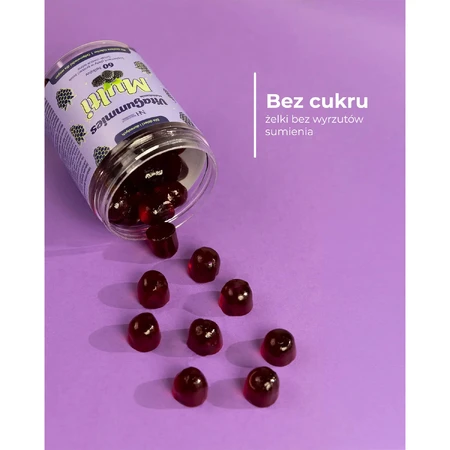 Noble Health VitaGummies Multivitamine, bosvruchtensmaak, 60 stuks
