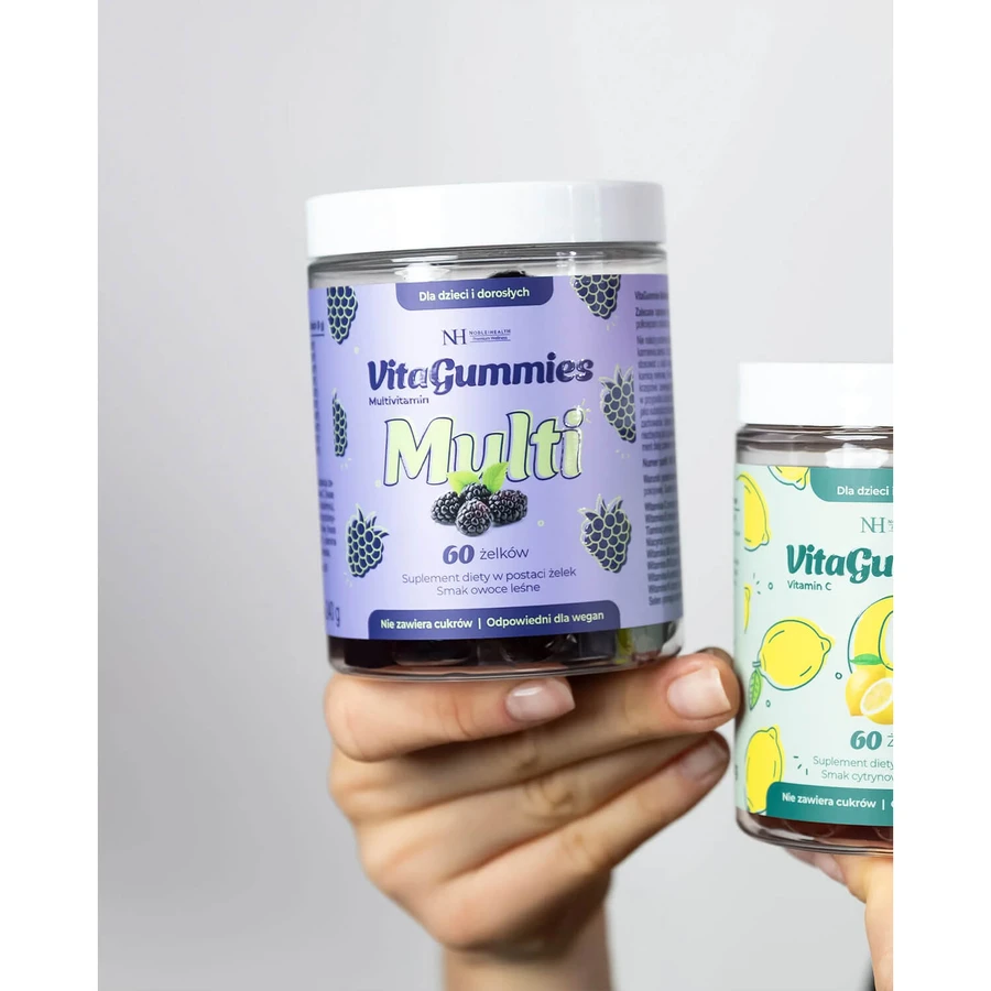 Noble Health VitaGummies Multivitamine, bosvruchtensmaak, 60 stuks