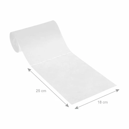 Akkuku, disposable bamboo towels for babies and children, 18 x 25 cm, in roll, 100 pieces