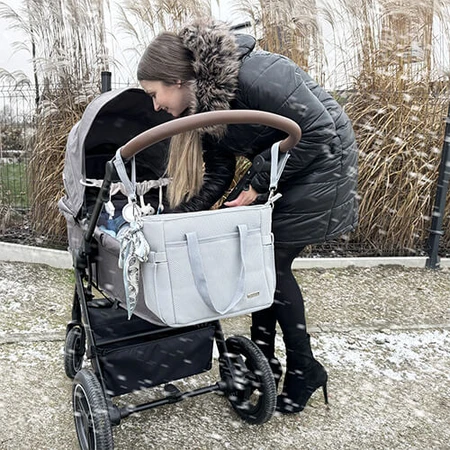 BabyOno, bolso cochecito, Carmen, gris