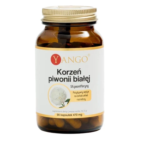 Yango Radice di peonia bianca 5% peoniflorina, 90 capsule