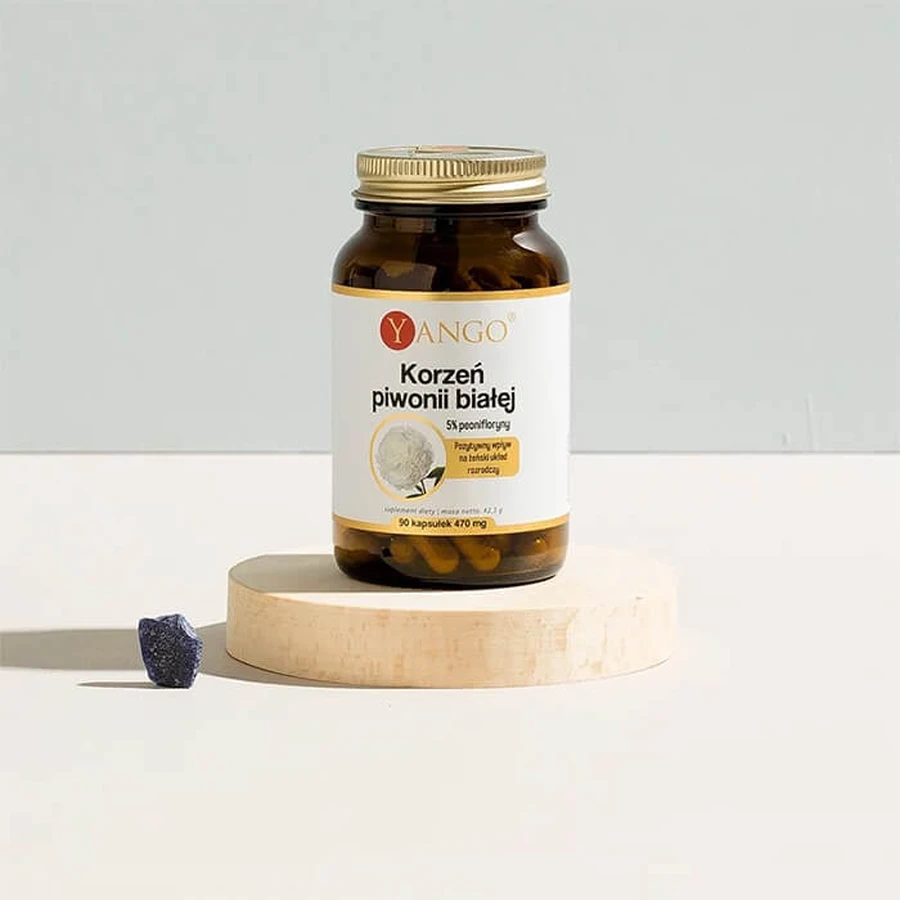 Yango Radice di peonia bianca 5% peoniflorina, 90 capsule