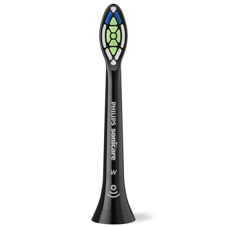 Philips, końcówki wymienne do szczoteczki sonicznej Sonicare W2 Optimal White, czarne, 4 sztuki: ceny i cechy