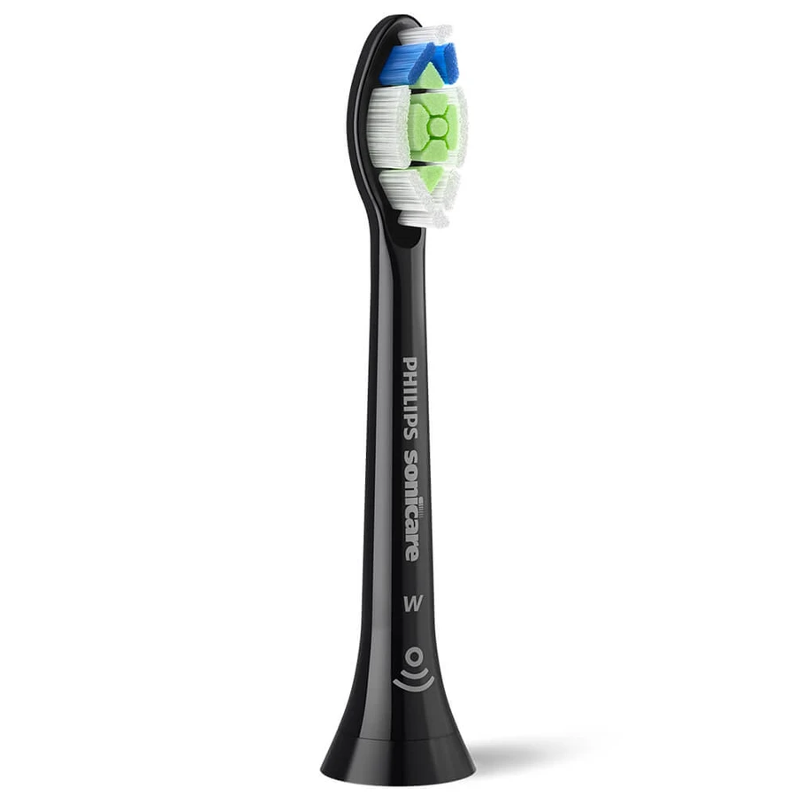 Philips, końcówki wymienne do szczoteczki sonicznej Sonicare W2 Optimal White, czarne, 4 sztuki: ceny i cechy