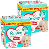 Pampers Premium Care Pants set, pañales, talla 5, 12-17 kg, 2 x 102 piezas