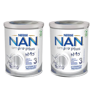 Set Nestlé NAN Optipro Plus 3 HMO, lait modifié pour enfants de plus de 1 an, 2 x 800 g