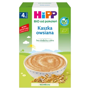 HiPP Porridge di avena Bio, senza latticini, senza zuccheri aggiunti, 200 g