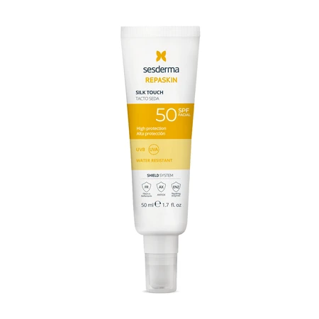 Sesderma Repaskin Silk Touch, zonnebrandcrème voor het gezicht, SPF 50, 50 ml