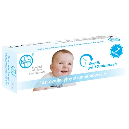 Testeo, ovulatietest, LH-streaming, 7 stuks
