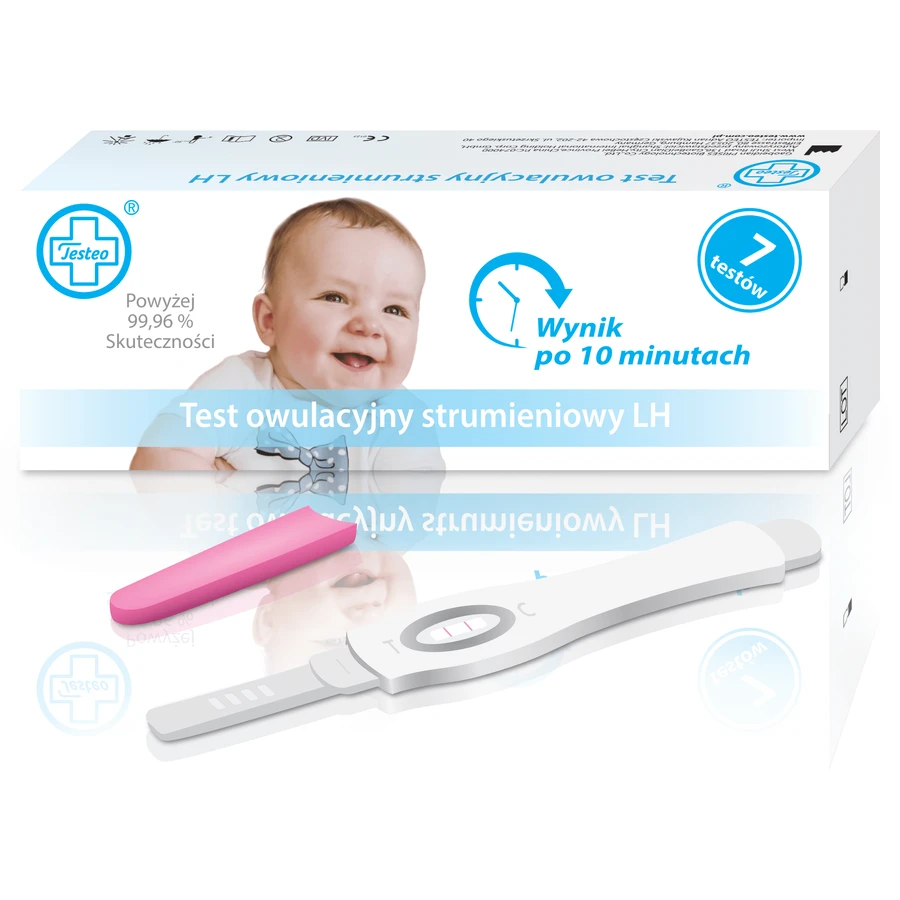 Testeo, ovulatietest, LH-streaming, 7 stuks