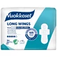 Vuokkoset White, sanitary napkins with wings, Long, 10 pieces