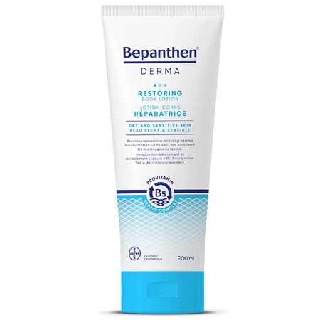 Bepanthen Derma Herstellende, hydraterende en revitaliserende bodylotion, 200 ml