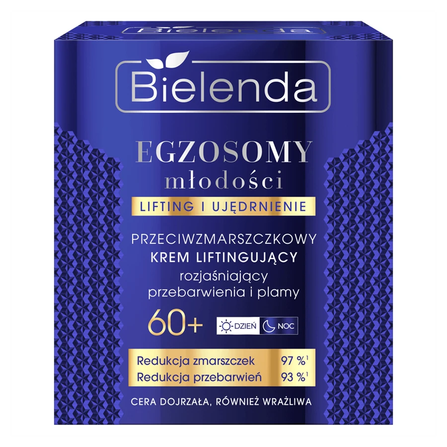 Bielenda Exosomes of Youth 60+, anti-wrinkle lifting cream, brightening hyperpigmentation and spots, 50 ml