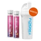 Triggy Multivitamin set, strawberry flavor, 2 x 20 effervescent tablets + shaker, 700 ml free of charge