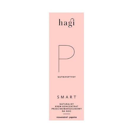 Hagi Smart P, natuurlijke anti-rimpelcrème-concentraat, nachtcrème, 50 ml
