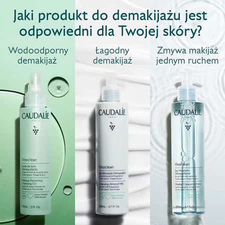 Caudalie Vinoclean, micellaire make-up remover, 200 ml