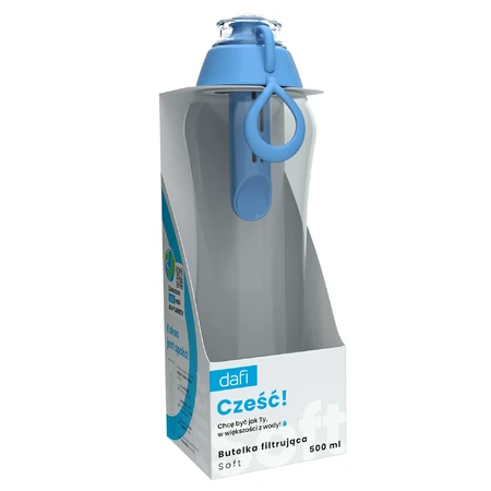 Dafi Soft, filterfles, hemels, 0,5 l + waterfilter, 1 stuk