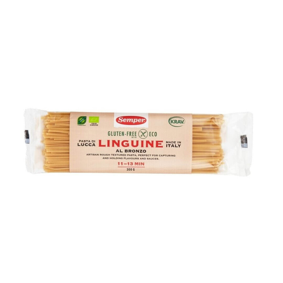 Pâtes Linguine sans gluten, 300 gr, Semper