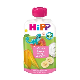Biologische bananenpuree, mango en yoghurt, 100 g, Hipp