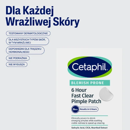 Cetaphil Blemish Prone, Parche para eczema, 24 unidades