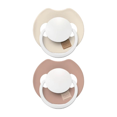 Lovi Prime, Schnuller, Silikon, dynamisch, Ivory Glow/Blush Glow, 34/438, ab 18 Monate, 2 Stück