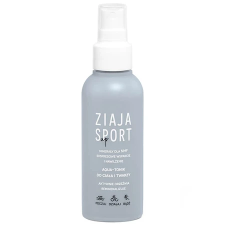 Ziaja Sport Up, aqua tonic voor lichaam en gezicht, spray, 120 ml