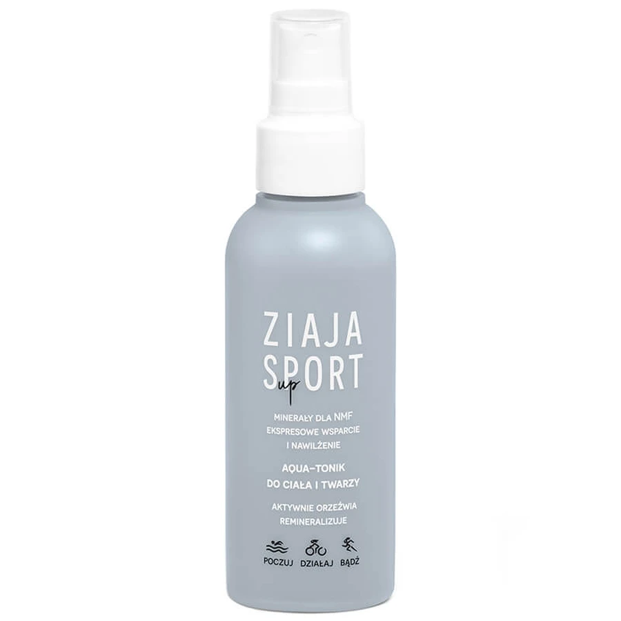 Ziaja Sport Up, aqua tonic voor lichaam en gezicht, spray, 120 ml