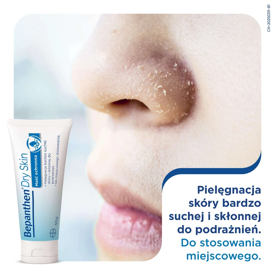 Bepanthen Peau sèche, pommade protectrice, peau très sèche et irritable, 50 g