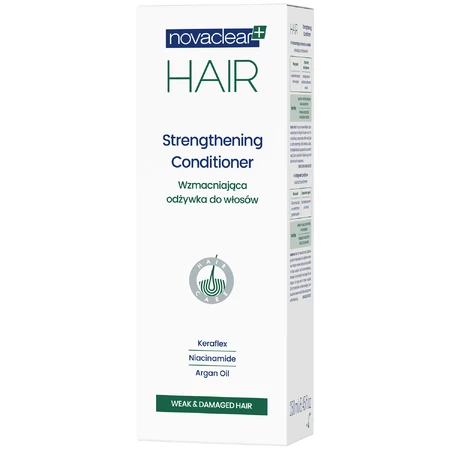 Novaclear Hair, odżywka wzmacniająca włosy, 250 ml: ceny i cechy