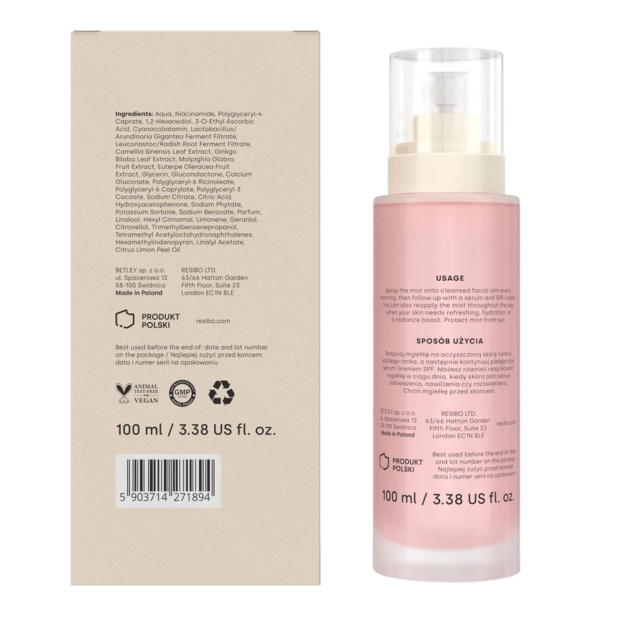 Resibo All I Mist, antioxidant verhelderende mist, 100 ml