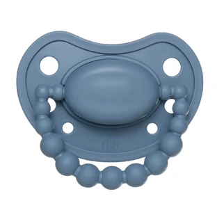Luu Kids, fopspeen, positionering, silicone, Cloudy Blue, vanaf 6 maanden, 1 stuk