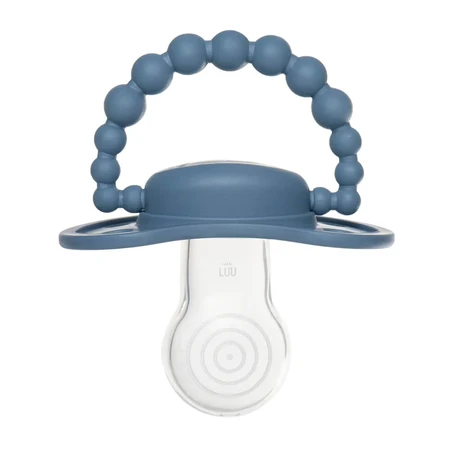 Luu Kids, fopspeen, positionering, silicone, Cloudy Blue, vanaf 6 maanden, 1 stuk