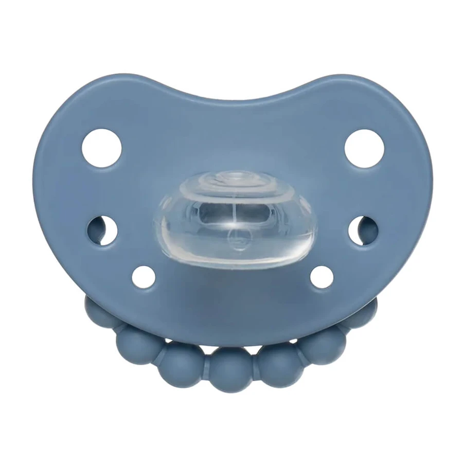 Luu Kids, fopspeen, positionering, silicone, Cloudy Blue, vanaf 6 maanden, 1 stuk