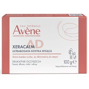 Avene XeraCalm A.D, Barra lavante textura ultra rica, 100 g
