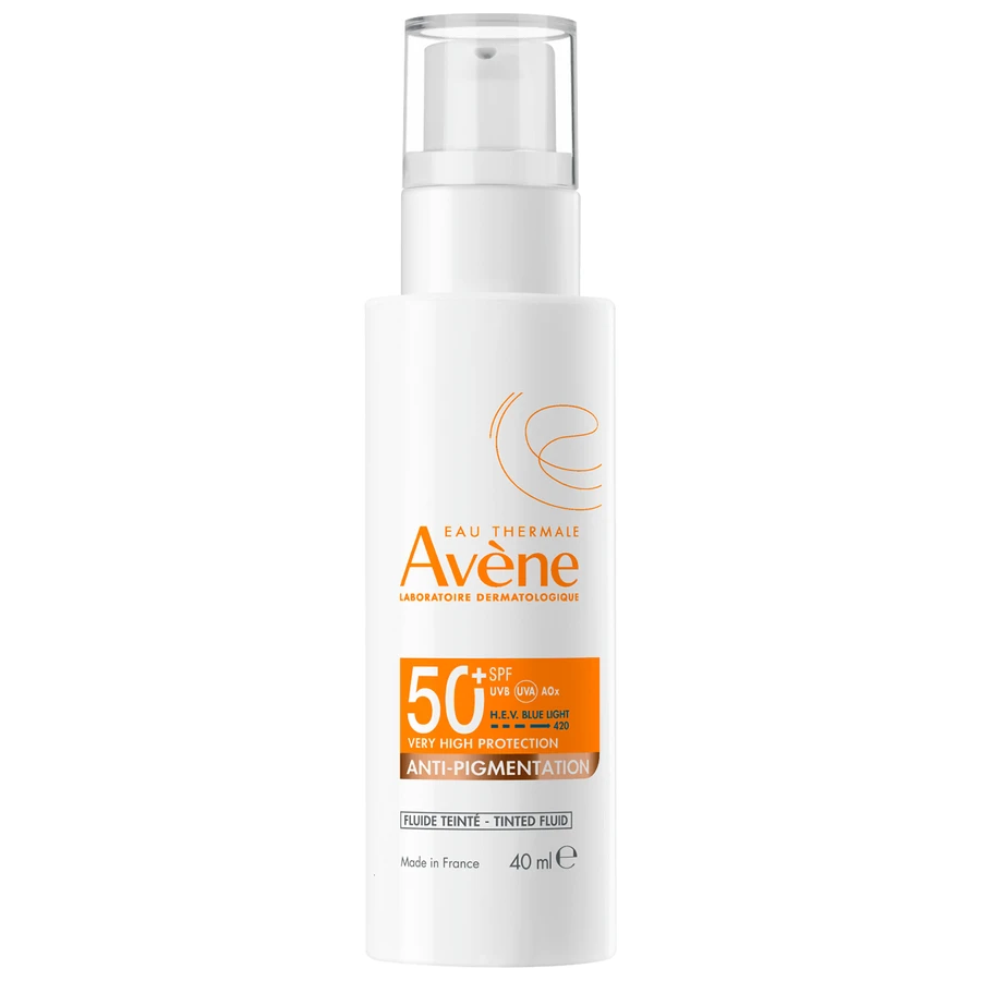 Avene Sun, extra hoge zonbescherming, getinte anti-pigmentatie vloeistof, SPF 50+, 40 ml