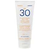 Korres Yoghurt, beschermende emulsie voor lichaam en gezicht, SPF 30, 200 ml