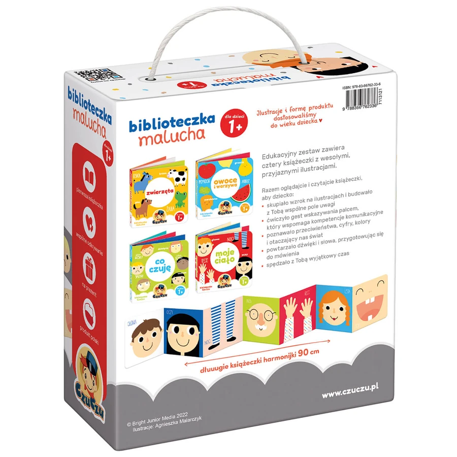 CzuCzu Little book, 4 cărți pentru copii de la 12 luni