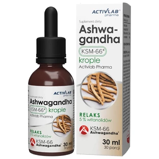 ActivLab Pharma Ashwagandha KSM-66, druppels, 30 ml