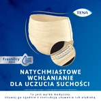 Tena Lady Pants Creme, braguitas absorbentes, talla M, 75-105 cm, Plus, 9 unidades