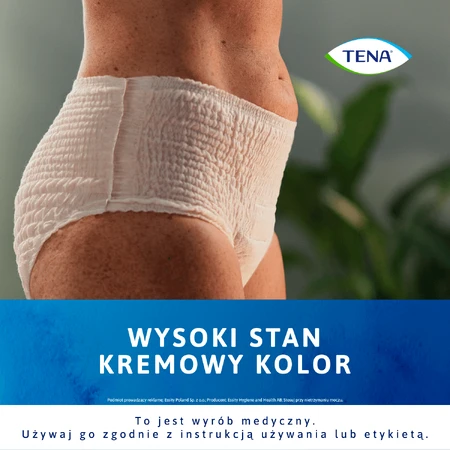Tena Lady Pants Creme, braguitas absorbentes, talla M, 75-105 cm, Plus, 9 unidades
