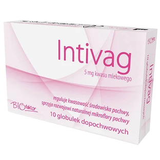Intivag, globuli vaginali, 10 unità