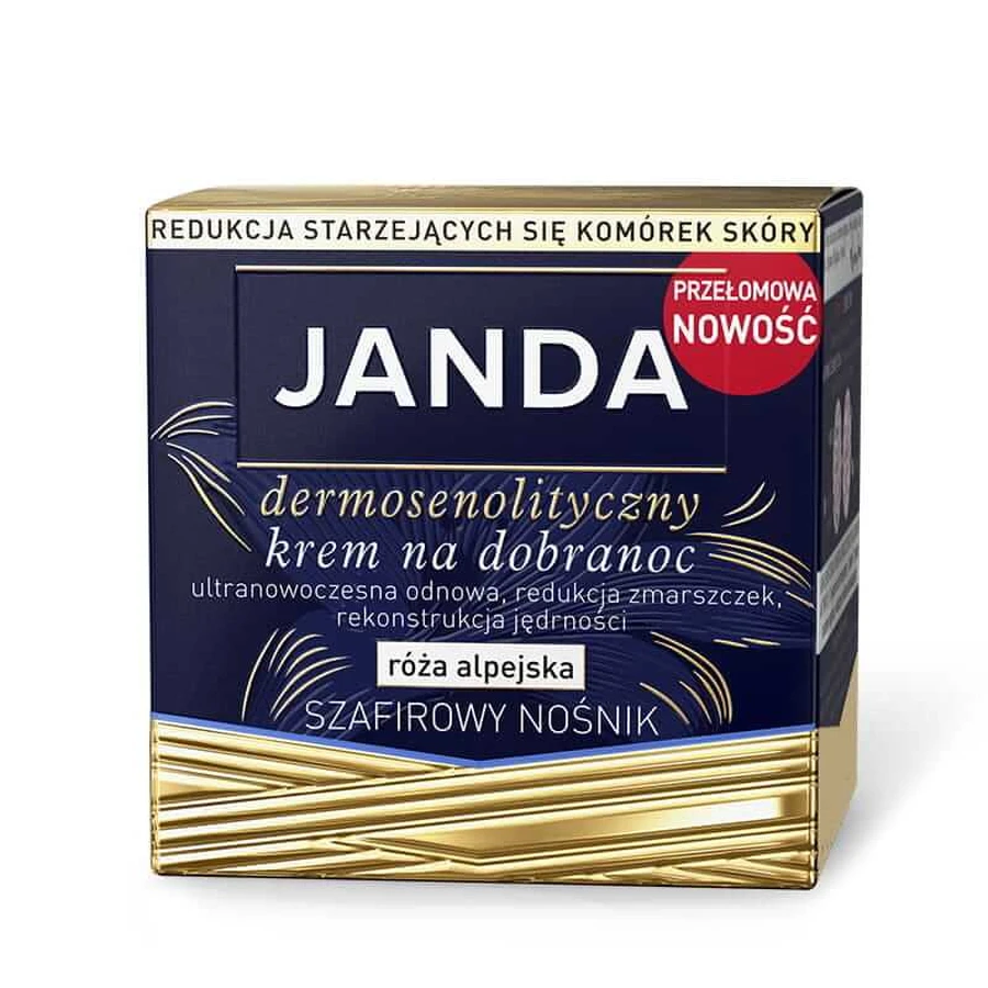 Janda Sapphire Carrier, dermosenolytische crème voor het slapen gaan, 50 ml