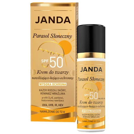 Janda Sun Parasol, gezichtscrème, SPF 50, 50 ml