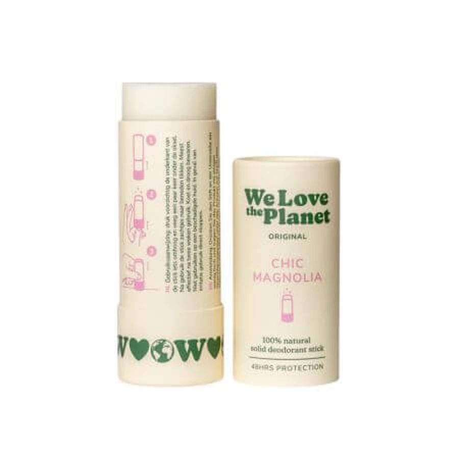 Desodorante natural en barra, Chic Magnolia, 40 g, We Love The Planet