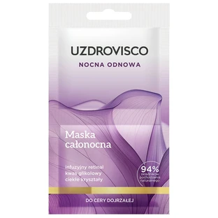 Uzdrovisco Rejuvenecimiento Nocturno, mascarilla para toda la noche, pieles maduras, 2 x 5 ml